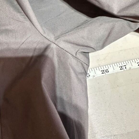 NWT Hisea Men's Long Sleeve Collared Classic Button-Down Shirt Gray Size 2XL - Picture 9 of 10